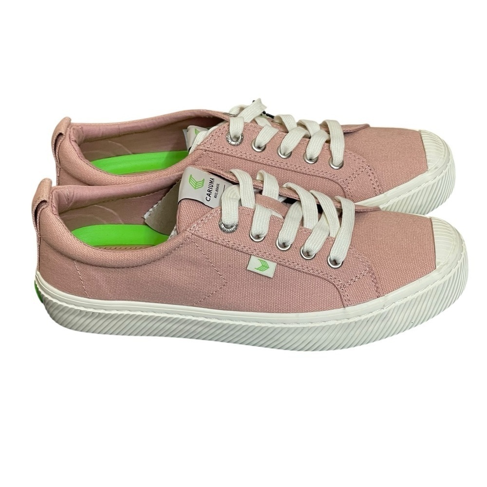 Cariuma OCA Low Rose Pink
Canvas Sneakers Men Size 6.5
Unisex Women 8 New - Picture 3 of 15
